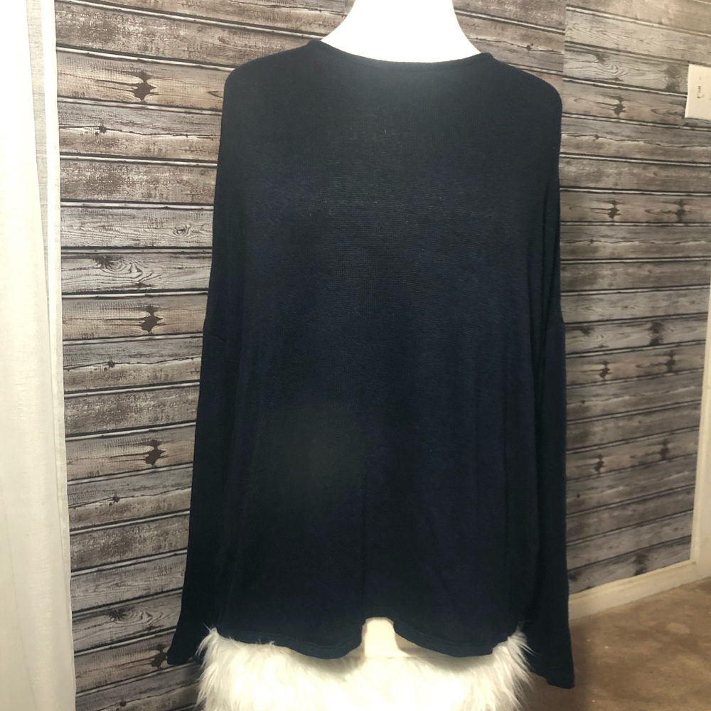 TOPSHOP Navy Blue long sleeve